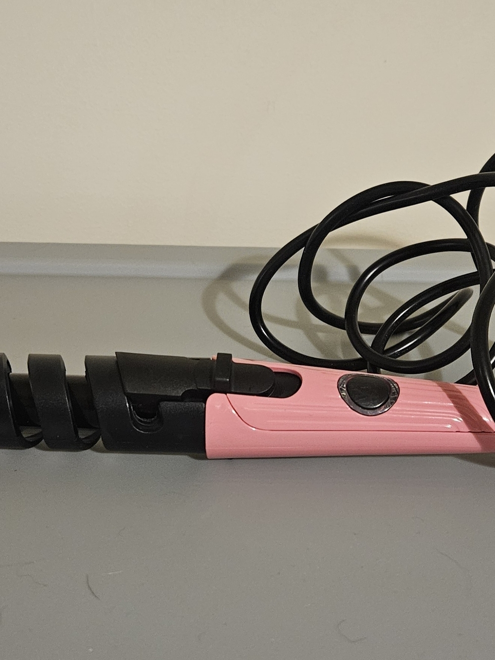Pink Spiral Curling Iron - Women Hair Tools